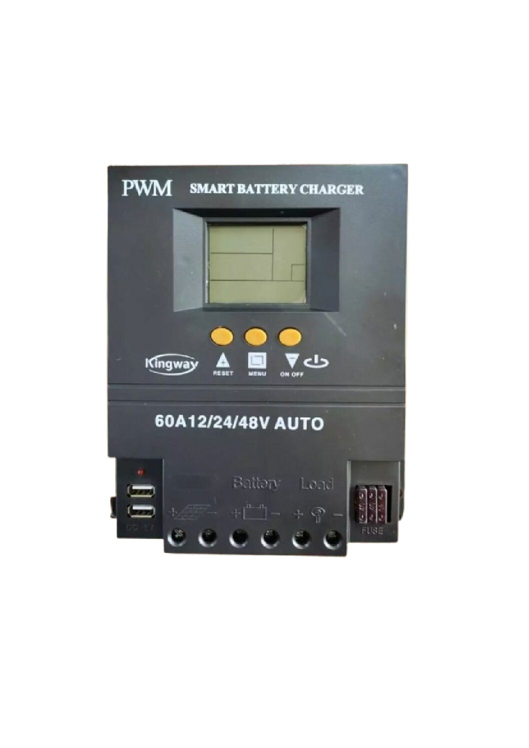 ENOVA 60A PWM solar panel CHARGE controller 2x Auto Battery regulator Charger
