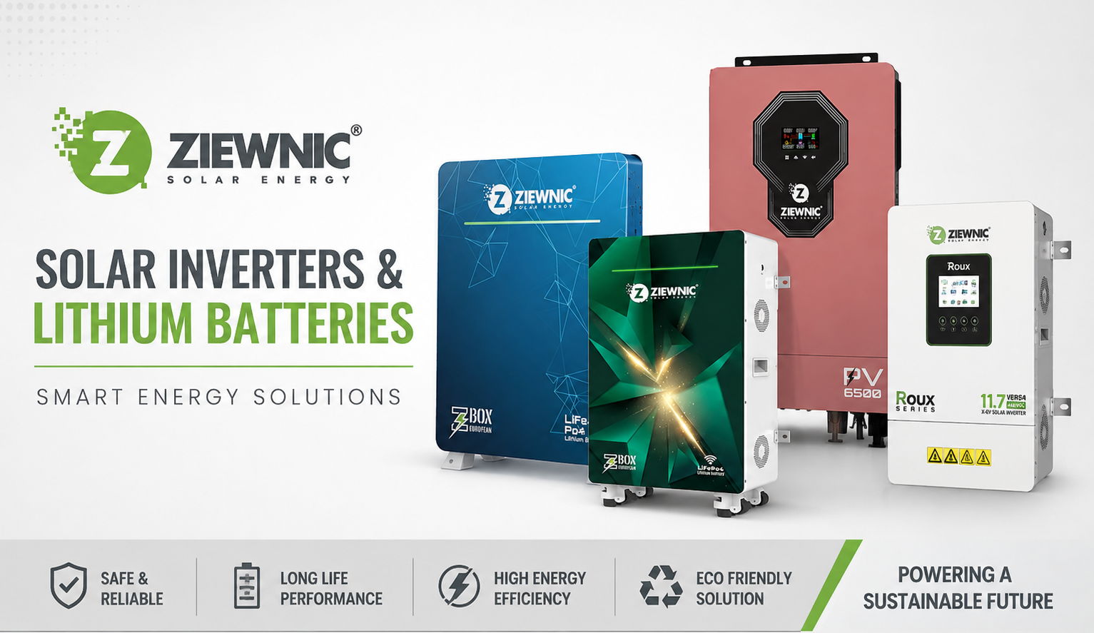 Ziewnic Inverters & Lithium Batteries