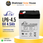 Leoch LP6-4.5 6V 4.5Ah Sealed Lead Acid Battery