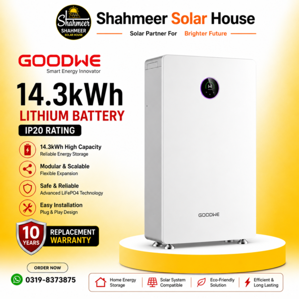 GoodWe 14.3kWh Lithium Battery IP20 Brand Warranty