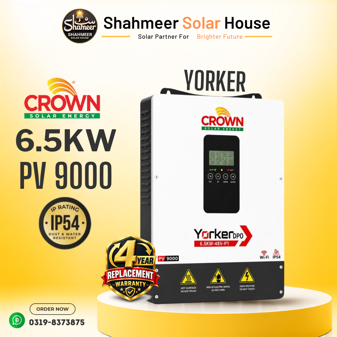 Growing Social CROWN YORKER 6.5KW IP54 DUST PROOF PV9000 4 Year Replacement Warranty - Image 1