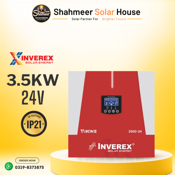 Inverex Yukon II 3.5kW Hybrid Solar Inverter