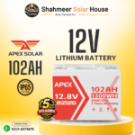 APEX 1300 12.8V 102Ah 1300Wh Lithium Battery LiFePO4 IP65 8000 Cycles | Solar & Backup Power