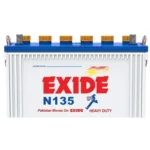 Exide N135 12V Automotive Lead-Acid Battery – Battery Without Acid | Brand Warranty