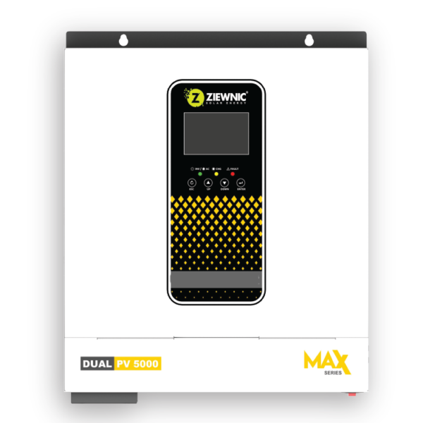 Ziewnic Max Series Dual PV5000 3.5kW Hybrid Solar Inverter