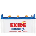 Exide NS240 12V Heavy-Duty Automotive Battery – Battery Without Acid | Brand Warranty