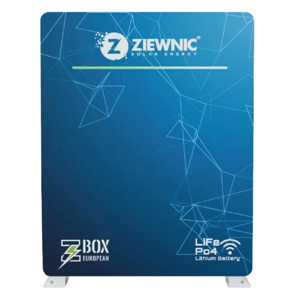 Ziewnic Z-Box European 51.2V 100Ah 5.12kWh LiFePO4 Lithium Battery