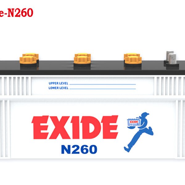 Exide N260 12V Heavy-Duty Automotive Battery – Battery Without Acid | Brand Warranty