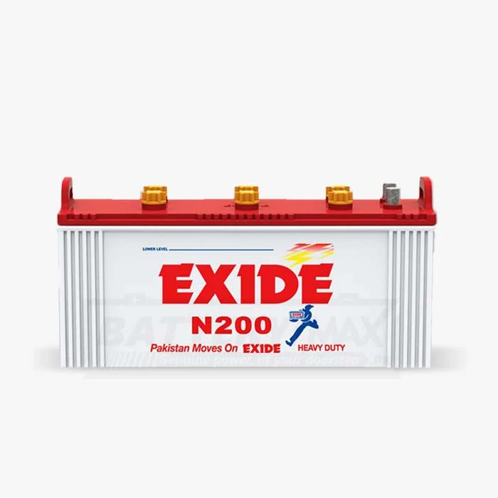 exide-n200-lead-acid-car-battery-155-ah-21pl-00 Exide CN200 12V Automotive Lead-Acid Battery – Battery Without Acid | Brand Warranty - Image 1
