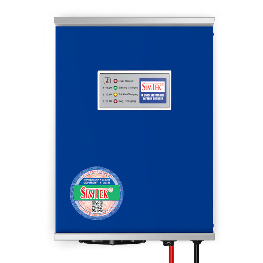 1-15 Simtek Battery Charger 12V 30 Ampere Fully Automatic Best Quality ā 3 Months Warranty - Image 1