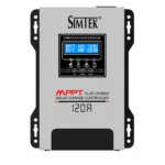 Simtek Mppt Plus Hybrid Solar Charge Controller 170v Voc 120amp Fully Automatic With Dual Lcd & Led Display Auto Detect 12v/24v – 1 Year Warranty
